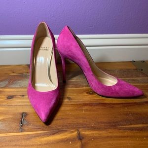 Stuart Weitzman Queen Suede Pumps